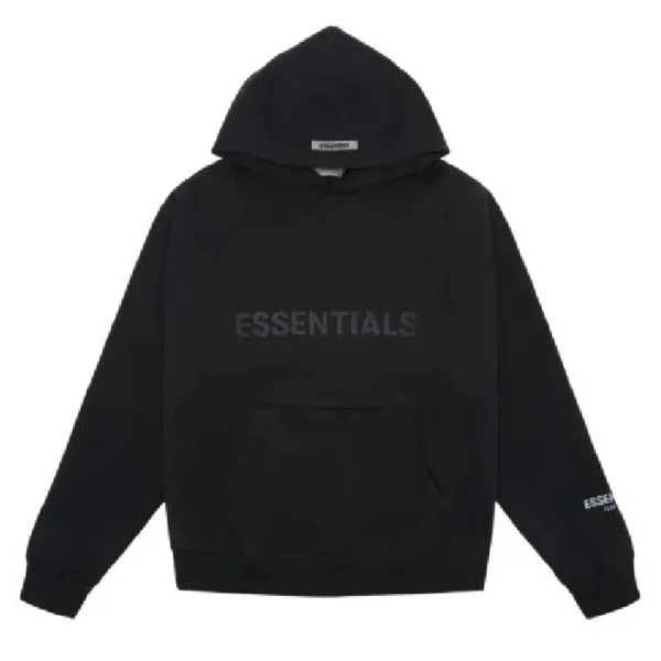 Fear of God Essentials Hoodie Black