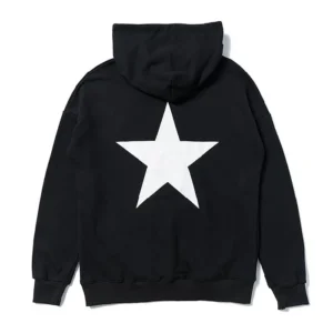 Essentials Fear Of God Star Hoodie – Black