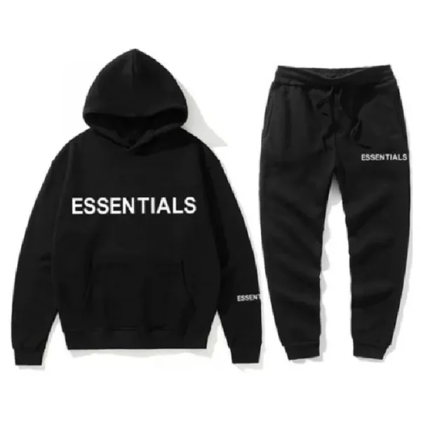 Fear Of God Essential Oversized Tracksuit - Black