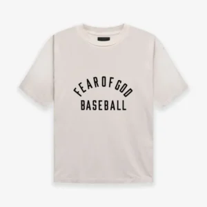 Fear of God Baseball Tee – Cream