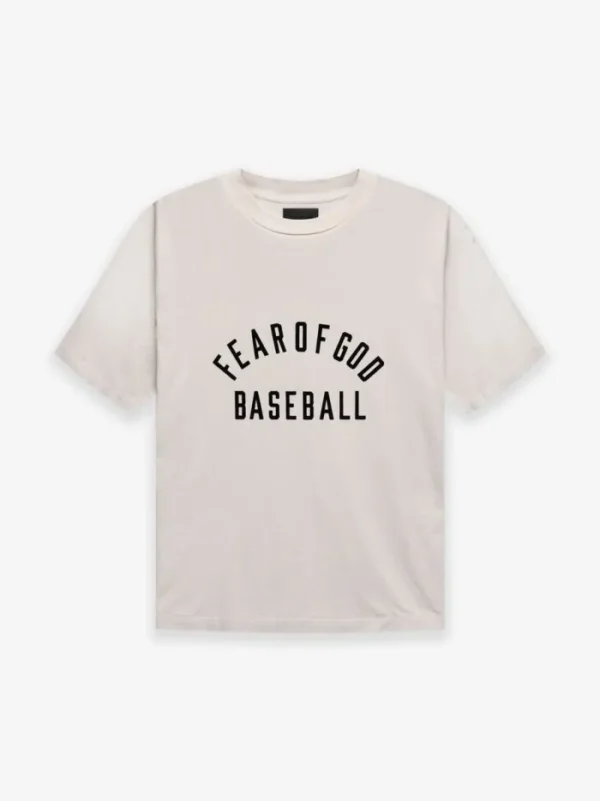 Fear of God Baseball Tee – Cream