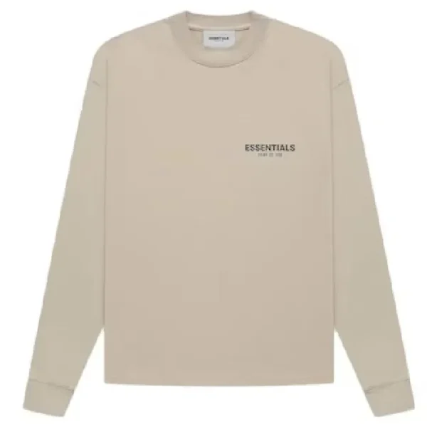 Essentials Taupe Cotton Sweatshirt